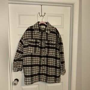 Universal Threads Plaid Button-Up Jacket